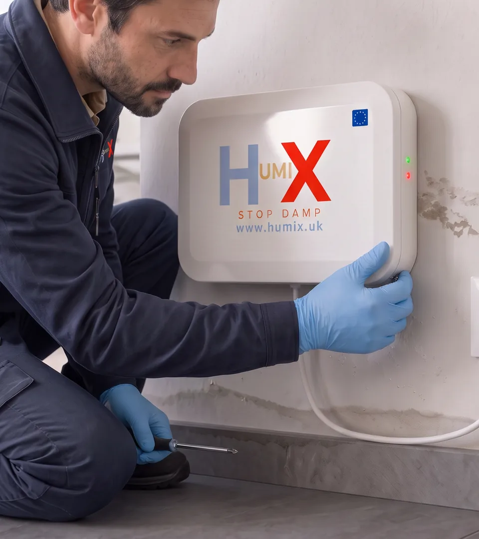 HUMIX system installed against rising damp in Glasgow